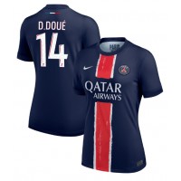 Camisa de time de futebol Paris Saint-Germain Desire Doue #14 Replicas 1º Equipamento Feminina 2024-25 Manga Curta